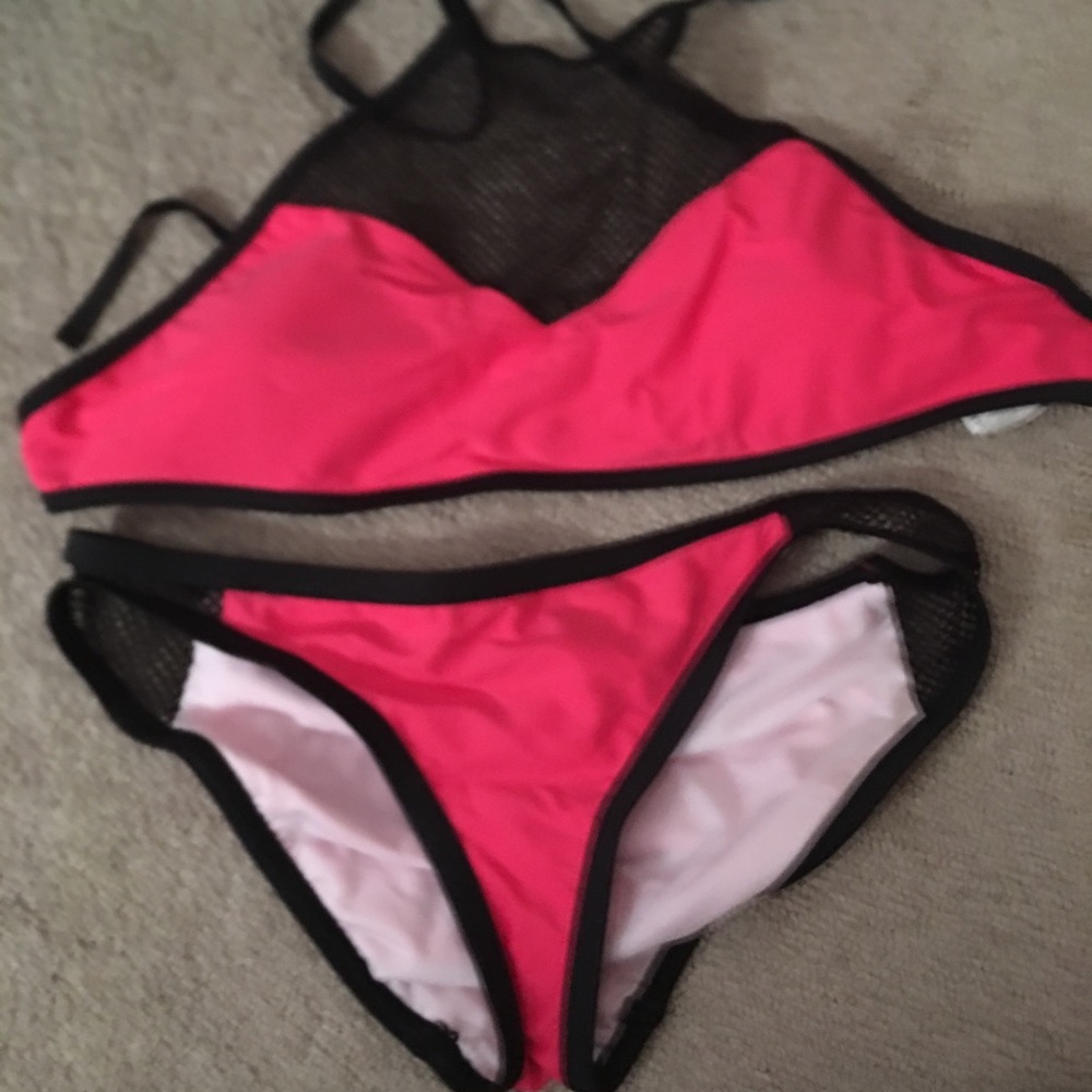 Hot Pink Bikini Set